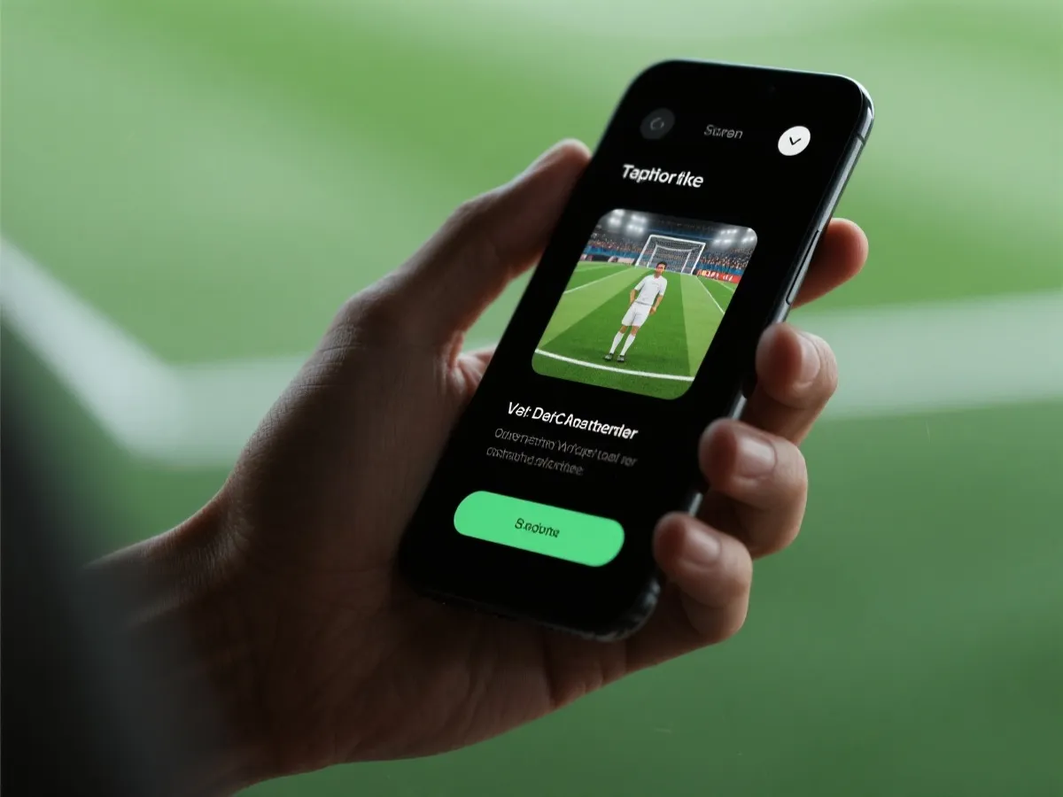 手機下載與通知功能示意