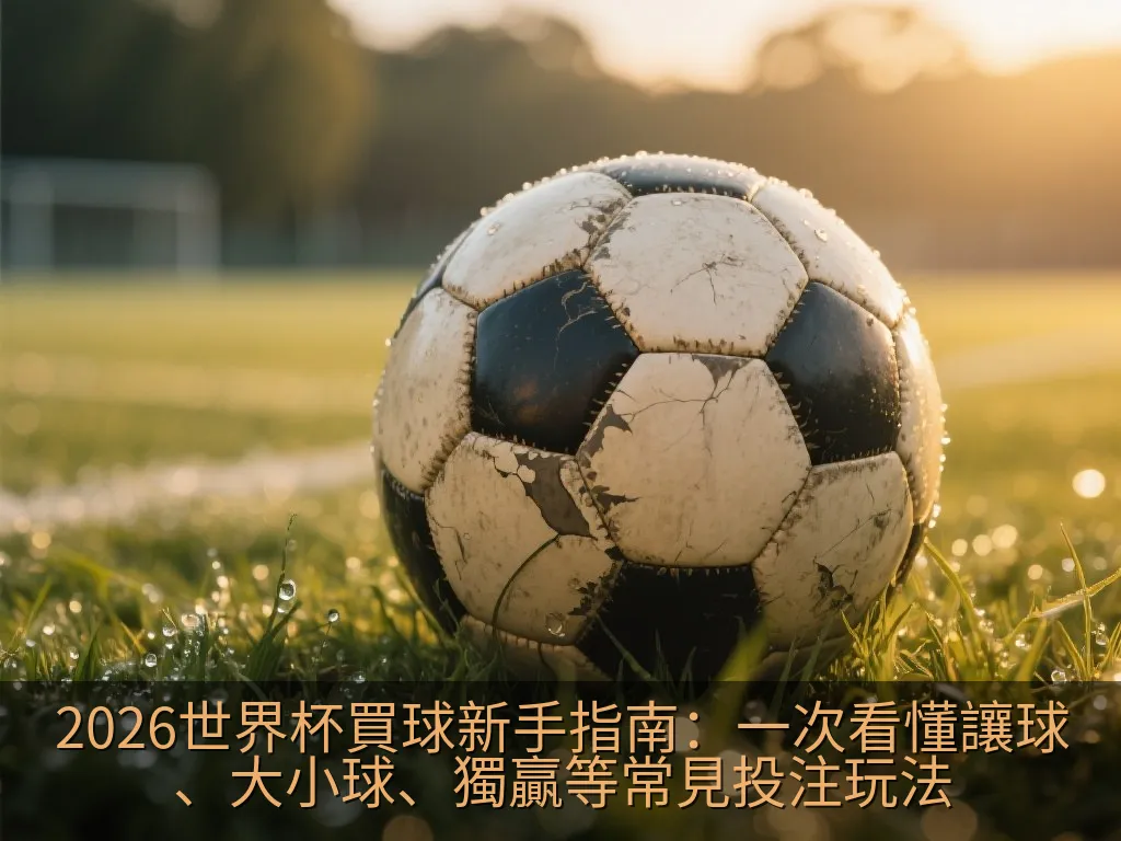 2026世界杯買球新手指南：一次看懂讓球、大小球、獨贏等常見投注玩法